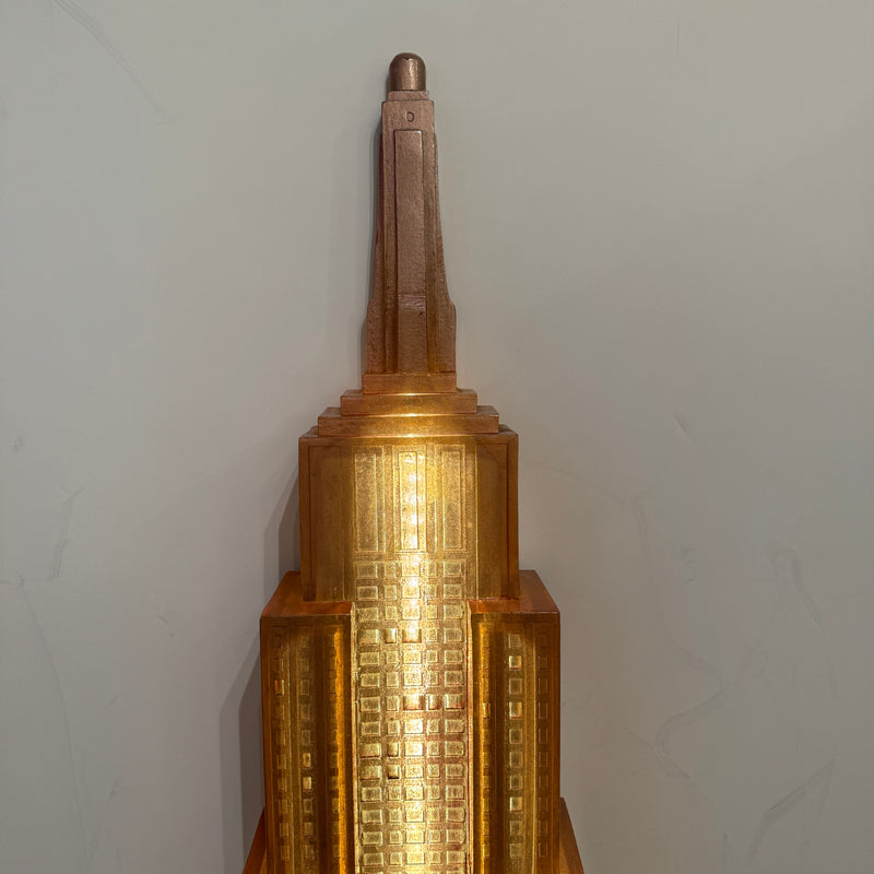 Empire State Building Skyscraper Floor Lamp, Italy, c1970