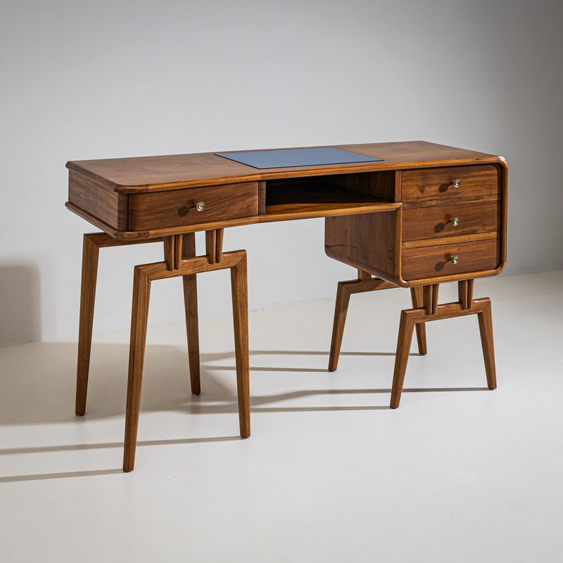 Desk, Attributed to Silvio Cavatorta, Italian Manufacture, 1950s