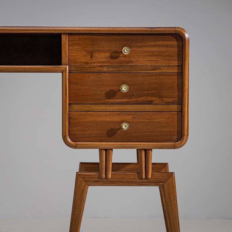 Desk, Attributed to Silvio Cavatorta, Italian Manufacture, 1950s