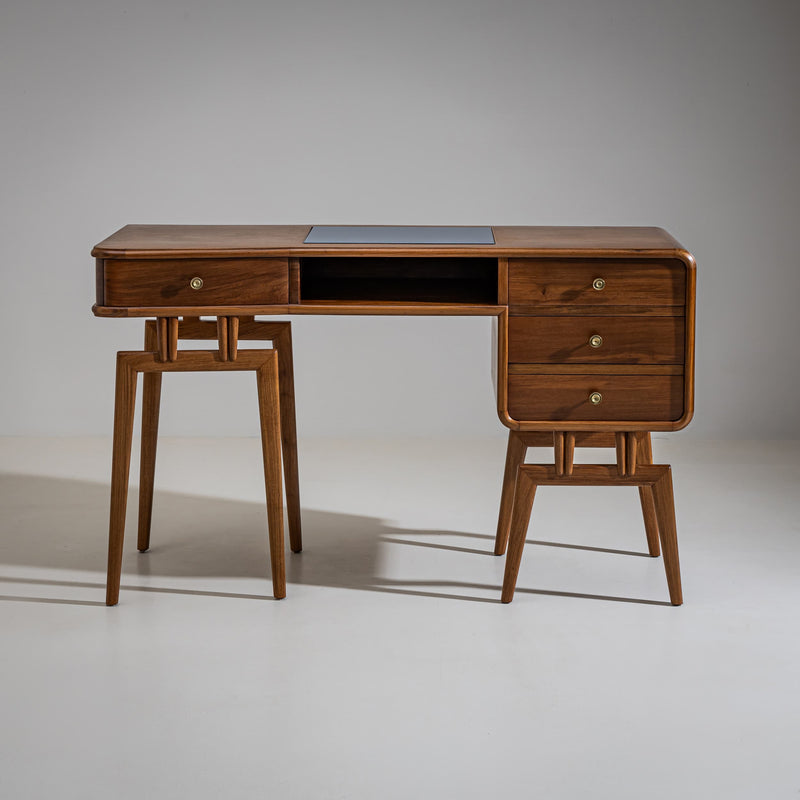 Desk, Attributed to Silvio Cavatorta, Italian Manufacture, 1950s