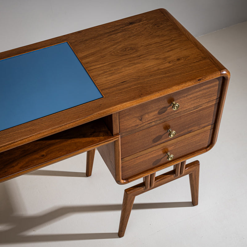 Desk, Attributed to Silvio Cavatorta, Italian Manufacture, 1950s