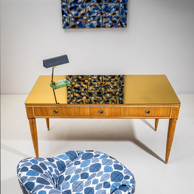 Art Deco Desk, Probably Italy, 1940s