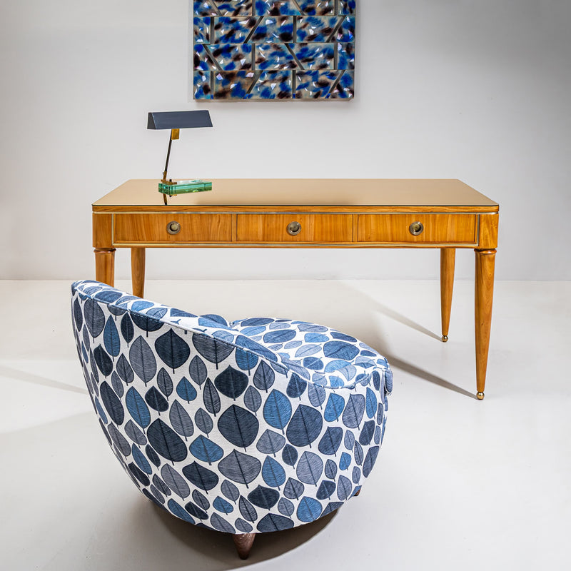Art Deco Desk, Probably Italy, 1940s