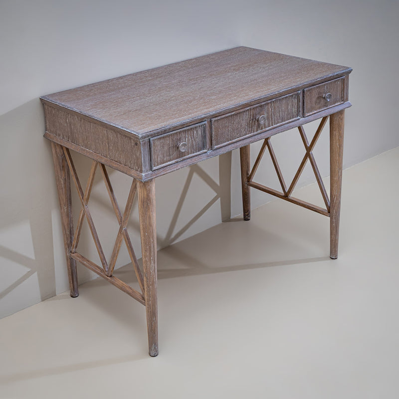 Pair of Desks in Limed Oak, Mid-20th Century