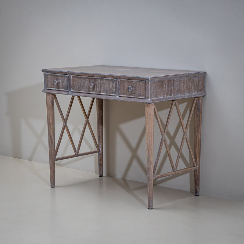Pair of Desks in Limed Oak, Mid-20th Century