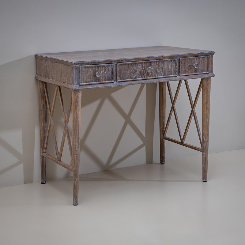 Pair of Desks in Limed Oak, Mid-20th Century