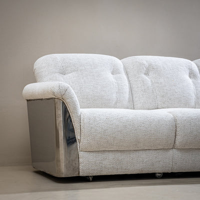 Seating Group with Sofa and Two Armchairs, Italy, Mid-20th Century
