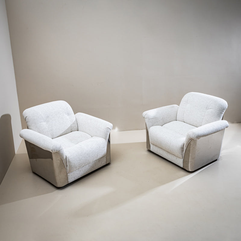 Seating Group with Sofa and Two Armchairs, Italy, Mid-20th Century