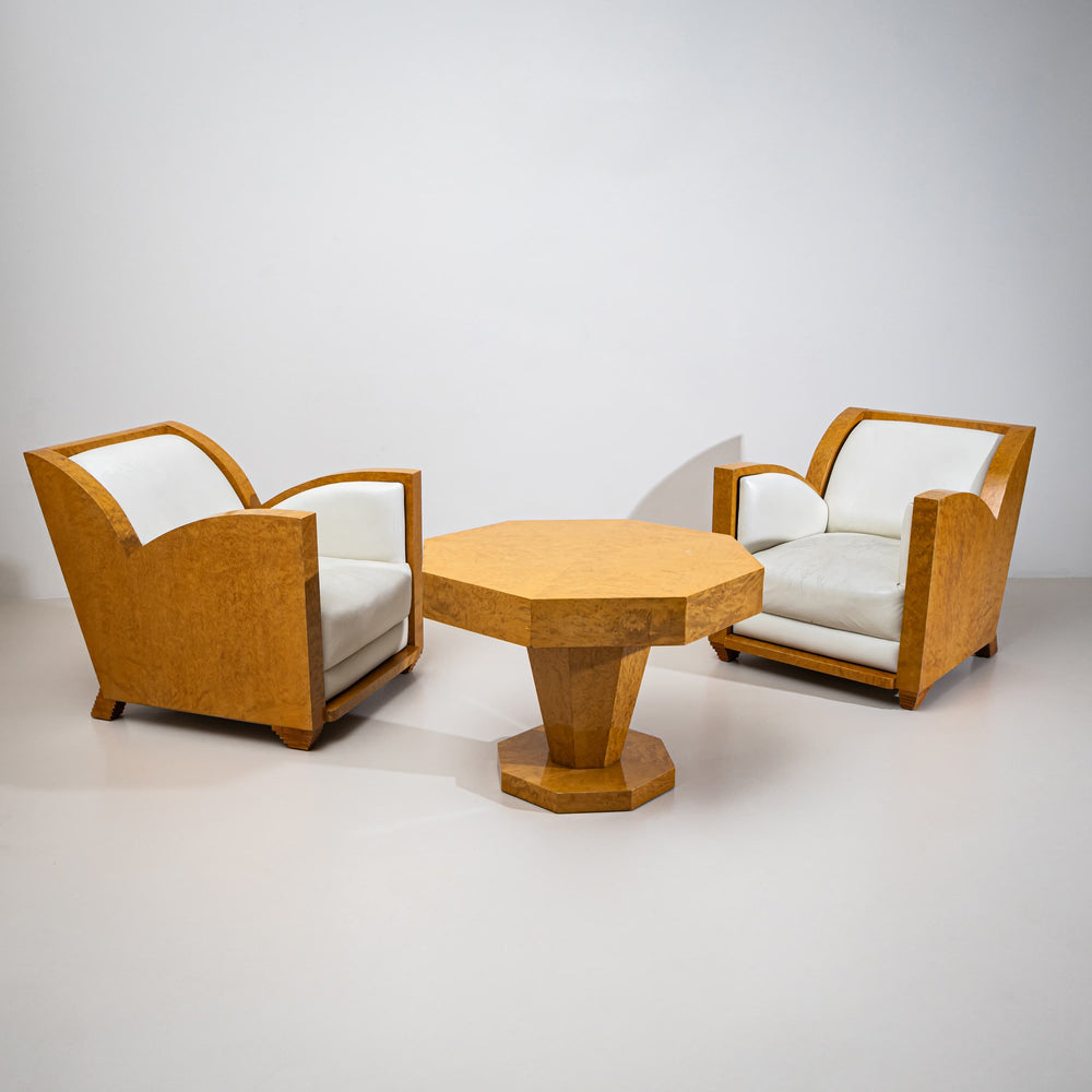 Art Deco Lounge Suite, probably Italy, 1940s