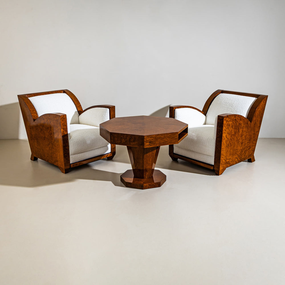 Art Deco Lounge Suite, probably Italy, 1940s