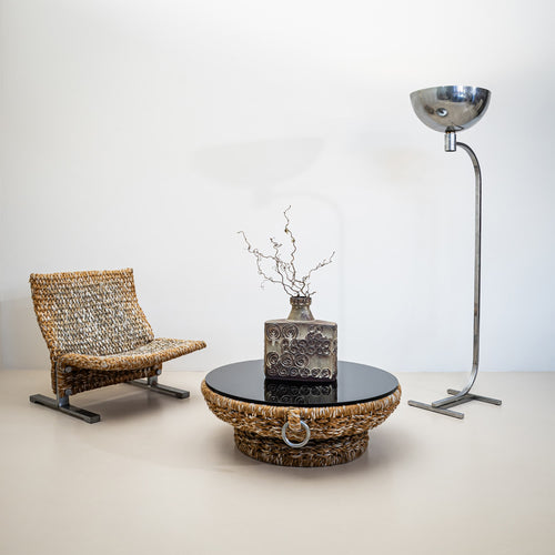 Armchair with Table by Marzio Cecchi, Italy, 1970s
