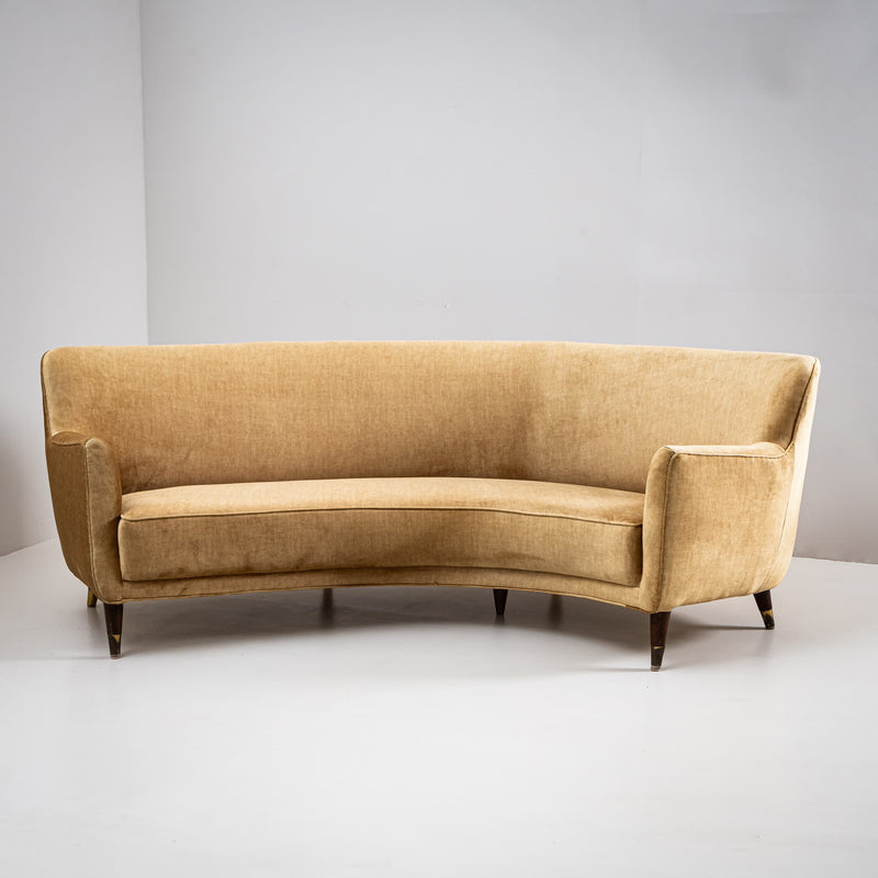 Curved Sofa by Gio Ponti (1891–1979), Italy, 1950s