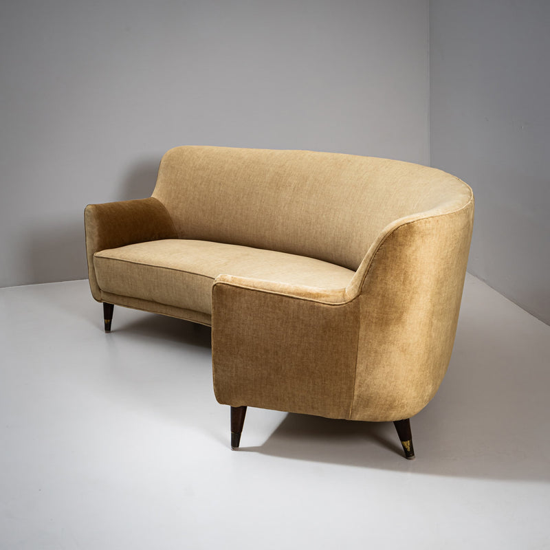 Curved Sofa by Gio Ponti (1891–1979), Italy, 1950s