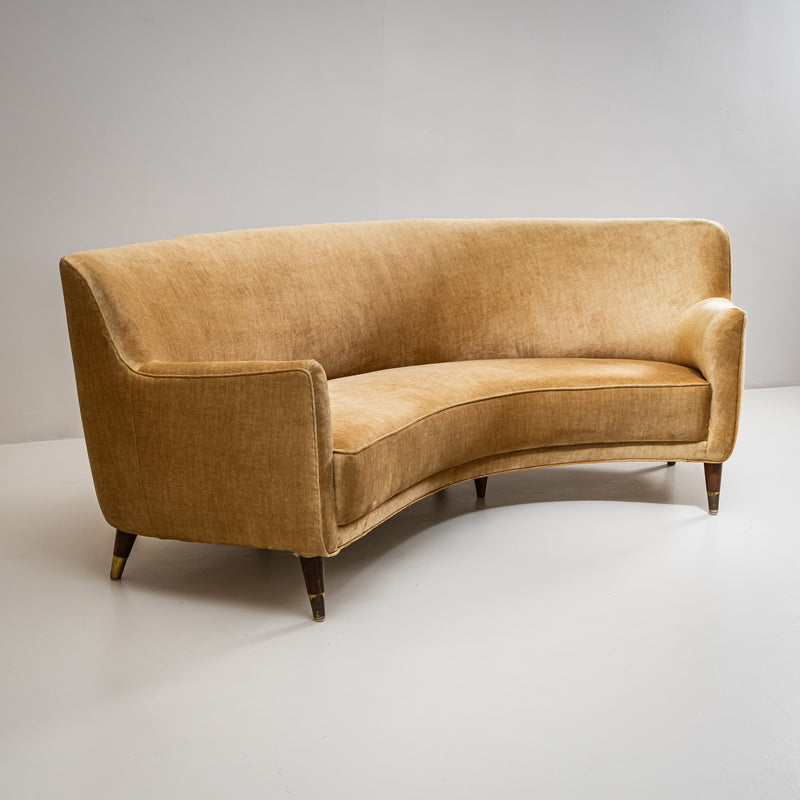 Curved Sofa by Gio Ponti (1891–1979), Italy, 1950s
