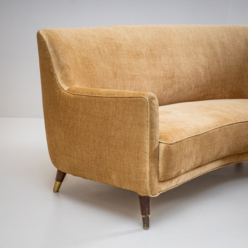 Curved Sofa by Gio Ponti (1891–1979), Italy, 1950s