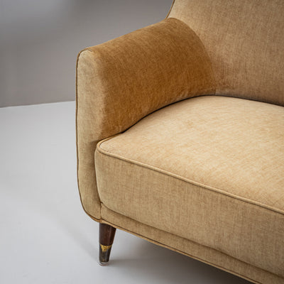 Curved Sofa by Gio Ponti (1891–1979), Italy, 1950s