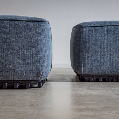 A pair of Trico ottomans from the Trico series by Ammannati & Vitelli for Brunati Italia, 1970s