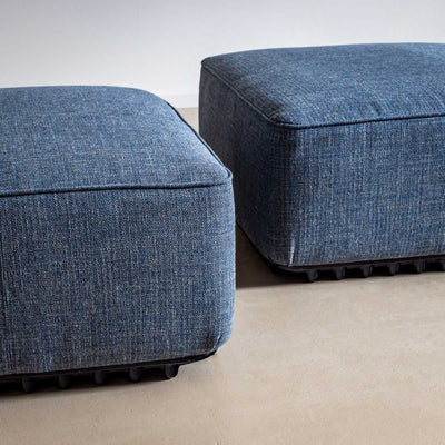 A pair of Trico ottomans from the Trico series by Ammannati & Vitelli for Brunati Italia, 1970s