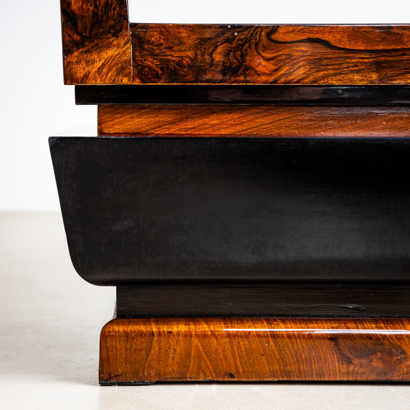 Pair of Sculptural Art Deco Stools, circa 1920