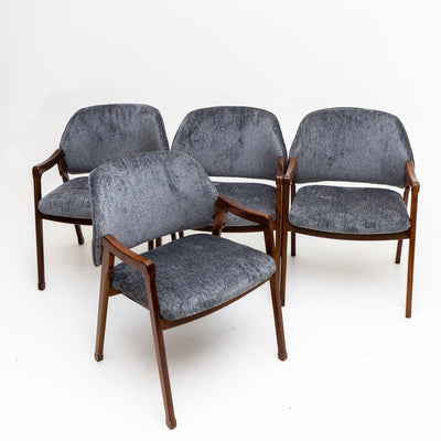 Set of Four Armchairs by Ico Parisi