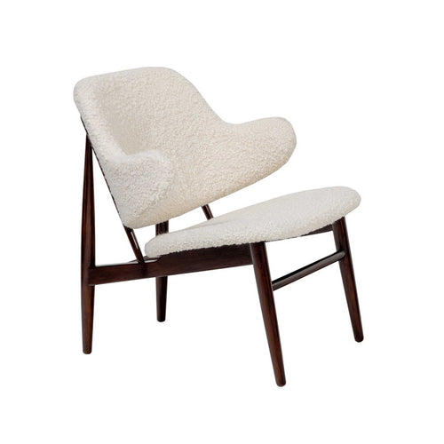 Ib Kofod-Larsen Shell Lounge Chair, Denmark, Mid-20th Century