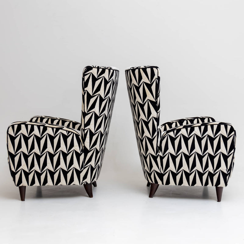 Pair of Lounge Chairs, Italian Manufacture, Mid-20th Century