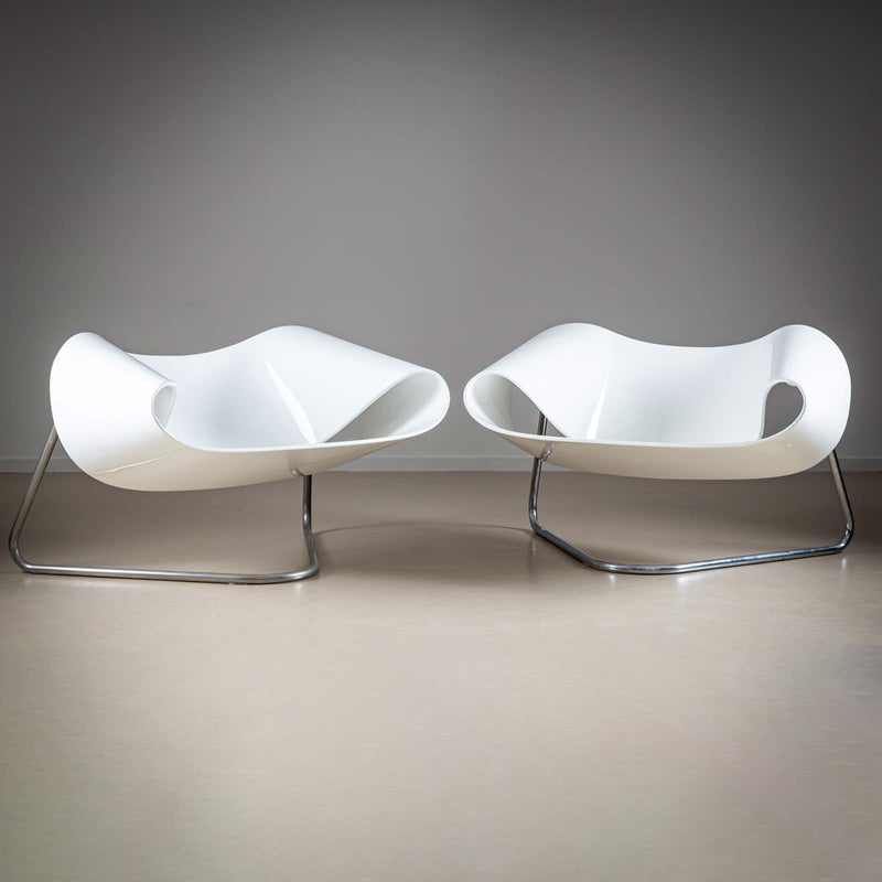 Ribbon Chairs Cl9 by Cesare Leonardi & Franca Seasons for Bernini, 1960s