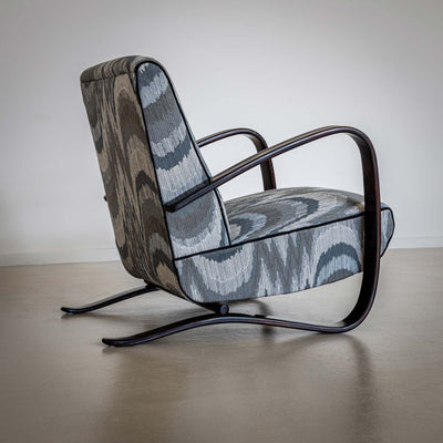 Pair of H-269 Lounge Chairs by Jindřich Halabala, Czech Republic 1930s