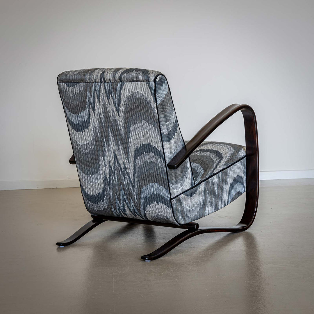 Pair of H-269 Lounge Chairs by Jindřich Halabala, Czech Republic
