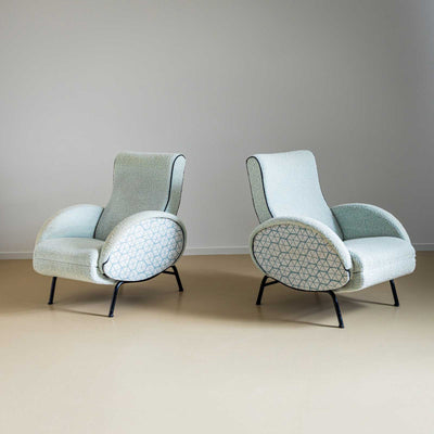 Lounge Chairs by Dormiveglia, Italy, Mid-20th Century