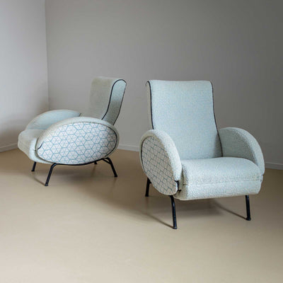 Lounge Chairs by Dormiveglia, Italy, Mid-20th Century