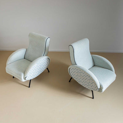 Lounge Chairs by Dormiveglia, Italy, Mid-20th Century