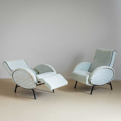 Lounge Chairs by Dormiveglia, Italy, Mid-20th Century