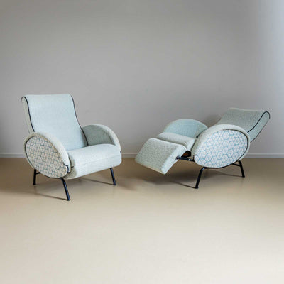 Lounge Chairs by Dormiveglia, Italy, Mid-20th Century