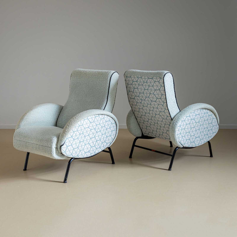 Lounge Chairs by Dormiveglia, Italy, Mid-20th Century