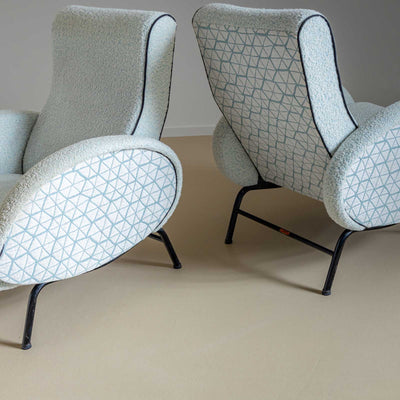 Lounge Chairs by Dormiveglia, Italy, Mid-20th Century