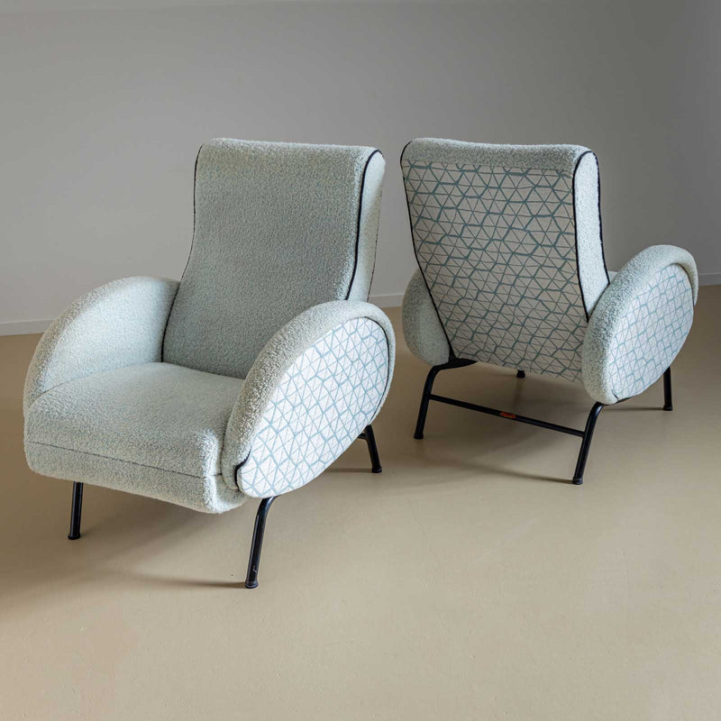 Lounge Chairs by Dormiveglia, Italy, Mid-20th Century