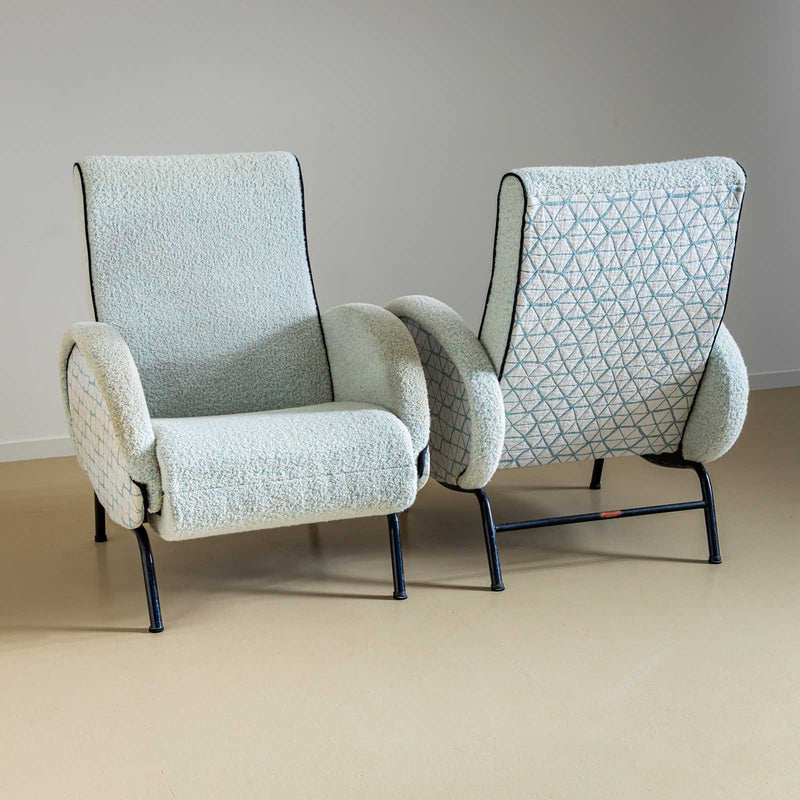 Lounge Chairs by Dormiveglia, Italy, Mid-20th Century