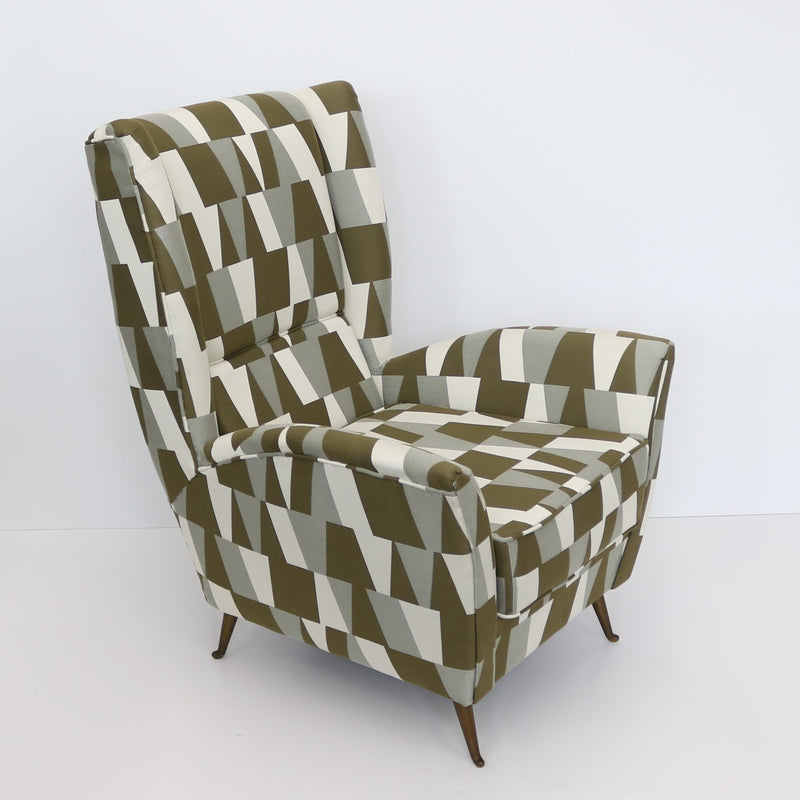 Single Italian Modernist Lounge Chair