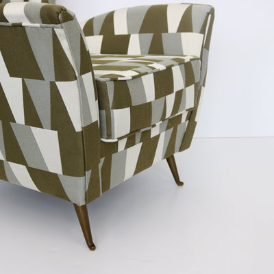 Single Italian Modernist Lounge Chair