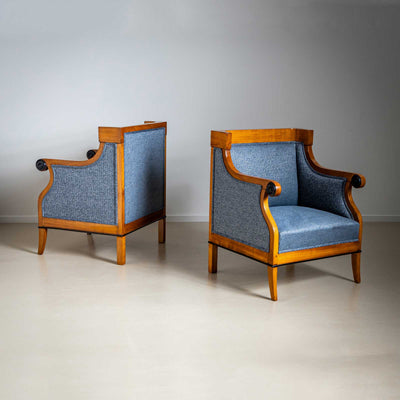 Biedermeier Bergère Chairs, Austria, c. 1820