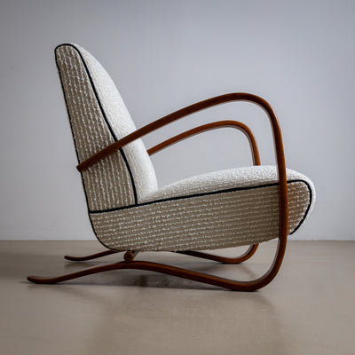 Pair of H-269 Lounge Chairs by Jindřich Halabala, Czech Republic, 1930s