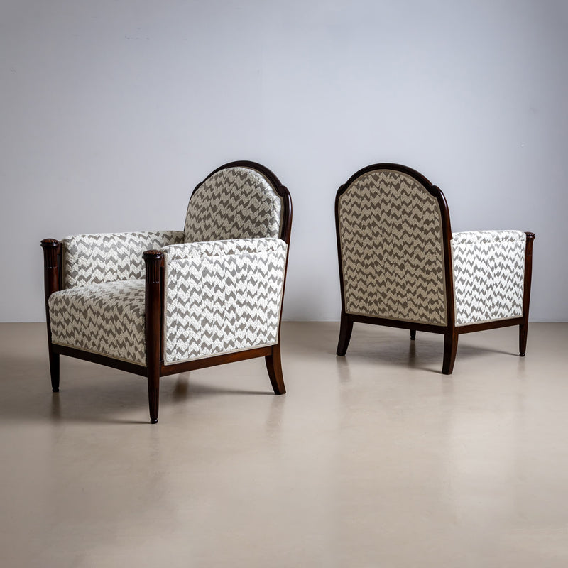 Pair of Art Deco Armchairs, France, circa 1920