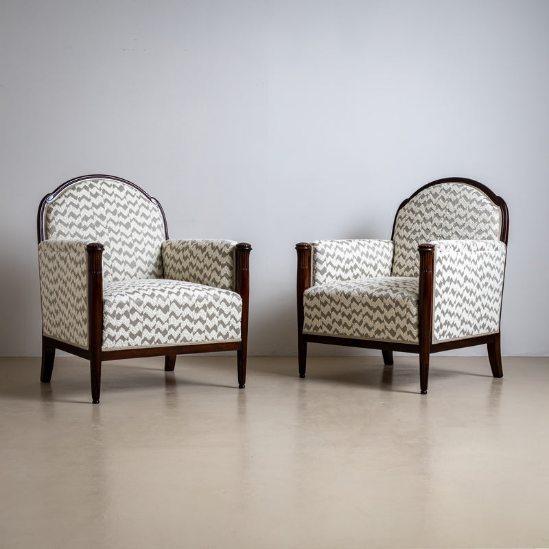 Pair of Art Deco Armchairs, France, circa 1920