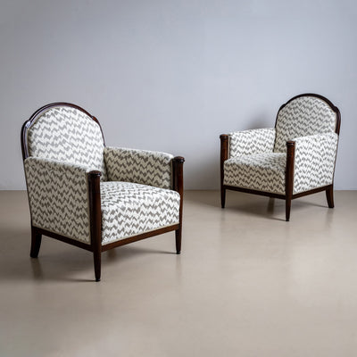 Pair of Art Deco Armchairs, France, circa 1920