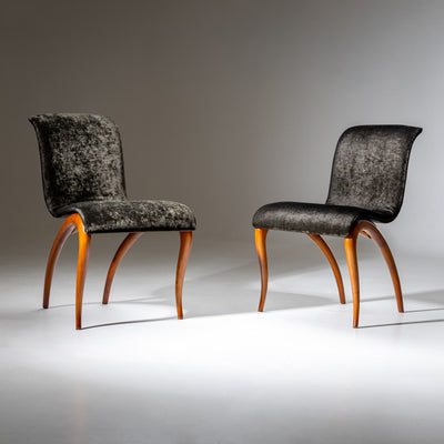 Pair of "Anxie" Dining Chairs by Maurizio Marconato & Terry Zappa for Porada, 2000s