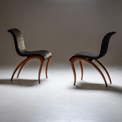 Pair of "Anxie" Dining Chairs by Maurizio Marconato & Terry Zappa for Porada, 2000s