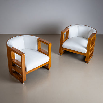 Art Deco Armchairs, France 1940s