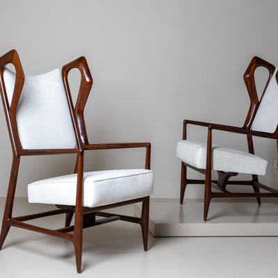 Pair of Armchairs “Triennale” by Gio Ponti for ISA Bergamo, Italy, 1953