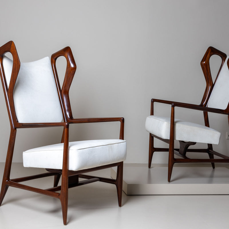 Pair of Armchairs “Triennale” by Gio Ponti for ISA Bergamo, Italy, 1953